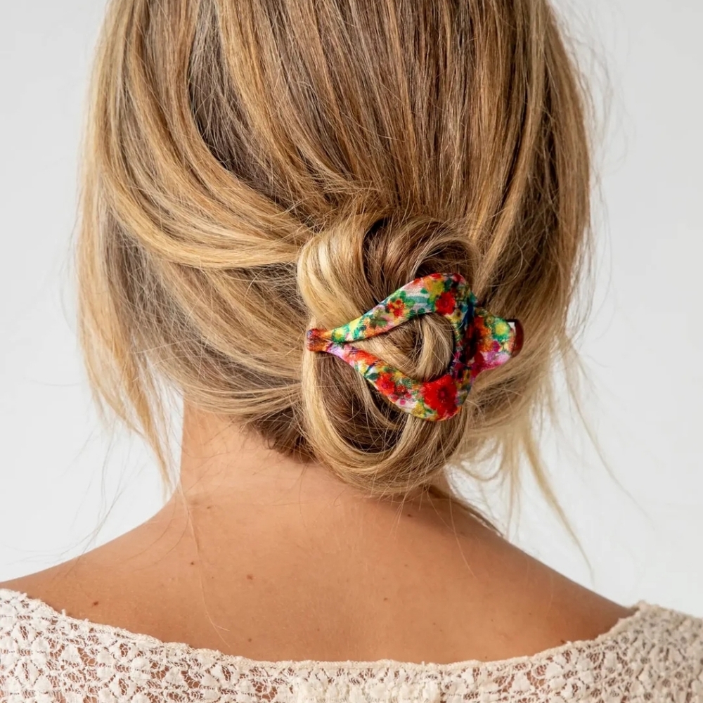 Natural Life velvet boho hair clip